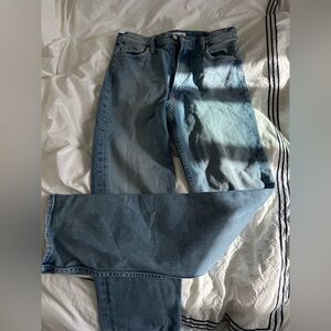 MOTHER High Waisted Rider Skimp Jeans - Classic Blue